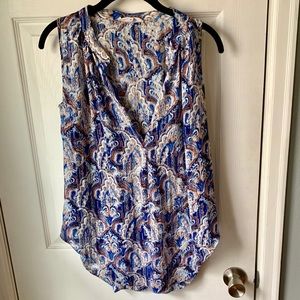 3 for $25! Olivaceous Split Neck Sleeveless Top